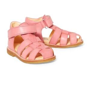 Angulus  Leather High Upper Sandals | Pink I US sz 5c / NIB / strappy sandals